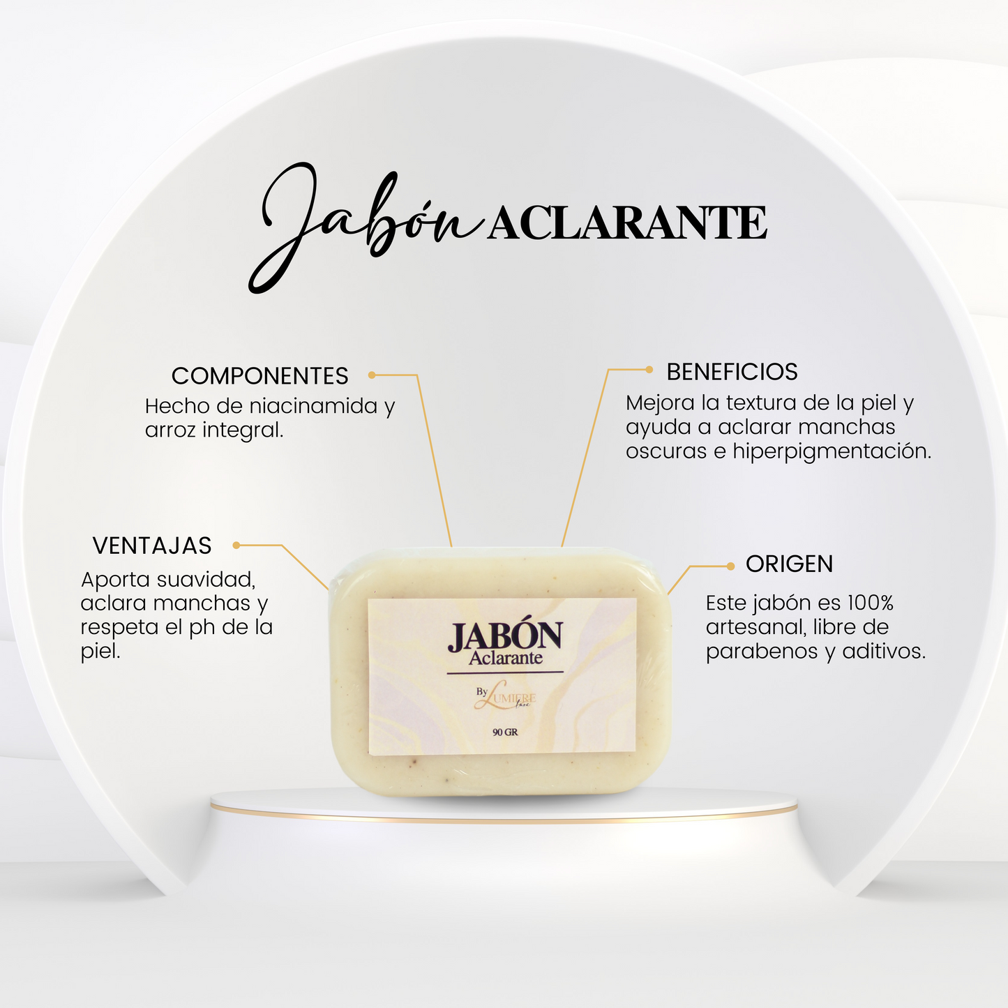 Jabón Aclarante